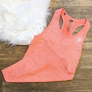 Gymshark Vital Seamless Vest Peach Marl